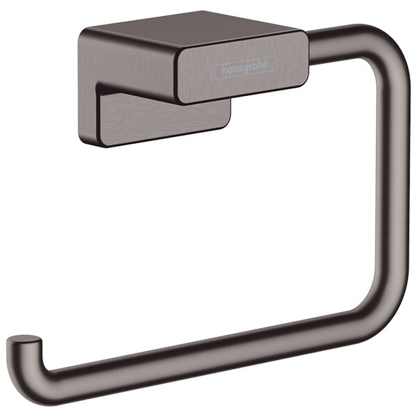 Держатель туалетной бумаги AddStoris Hansgrohe 41771340, шлифованный черный хром