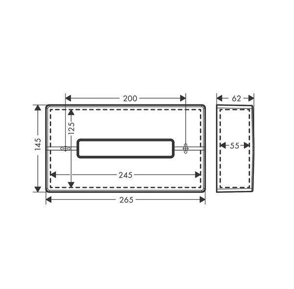 Держатель бумажных полотенец AddStoris Hansgrohe 41774670, матовый черный