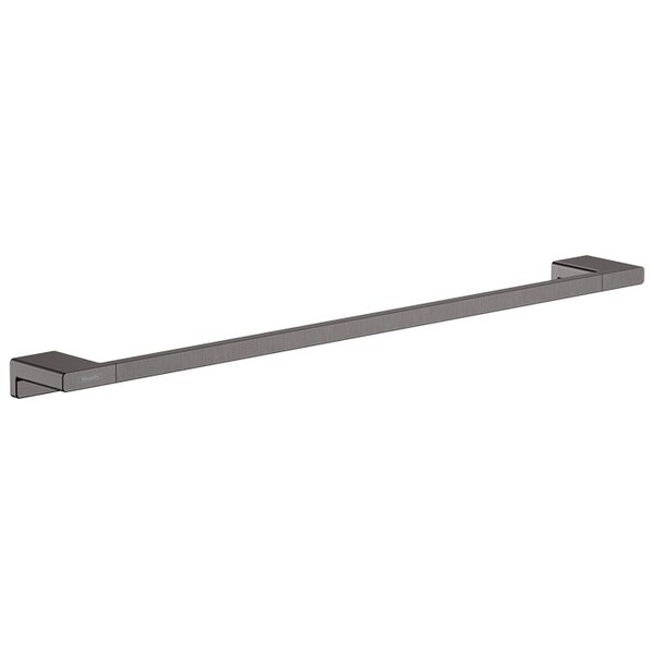 Держатель банных полотенец AddStoris Hansgrohe 41747340, 65 см, шлифованный черный хром