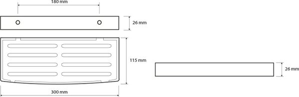 Полочка Bemeta CYTRO 102308081