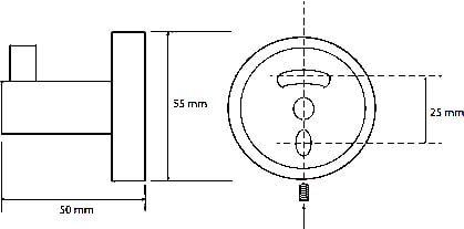 Крючок Bemeta CORAL 158106022 медное золото