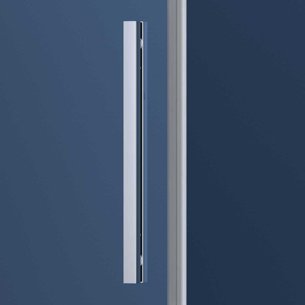 Душевая дверь Vincea Софт (Soft) VDS-3SO110CLB 110x195 см, профиль черный матовый. Размер регулировки 1080-1120 мм