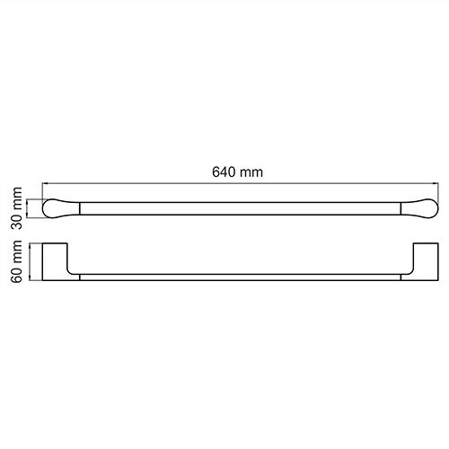 Полотенцедержатель WasserKRAFT Wiese К-8900 К-8930