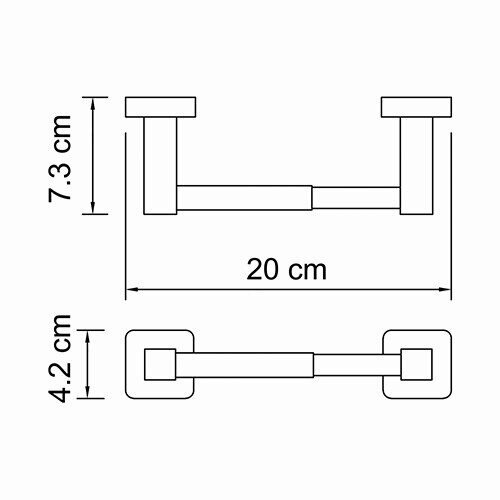 Держатель туалетной бумаги WasserKRAFT Lippe K-6500 K-6522