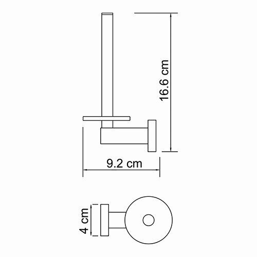 Держатель туалетной бумаги WasserKRAFT Lippe K-6500 K-6597