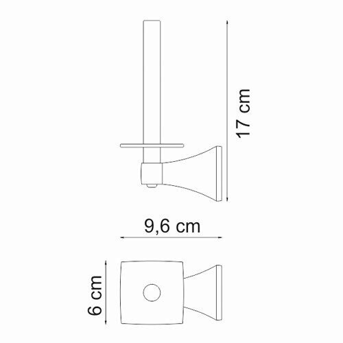 Держатель туалетной бумаги WasserKRAFT Wern K-2500 K-2597