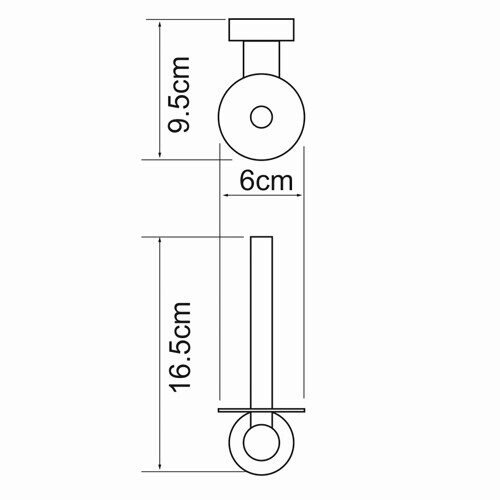 Держатель туалетной бумаги WasserKRAFT Donau K-9400 K-9497