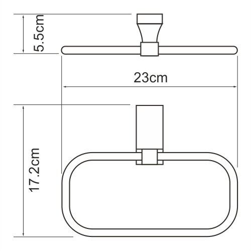 Полотенцедержатель WasserKRAFT Lopau K-6000 K-6060