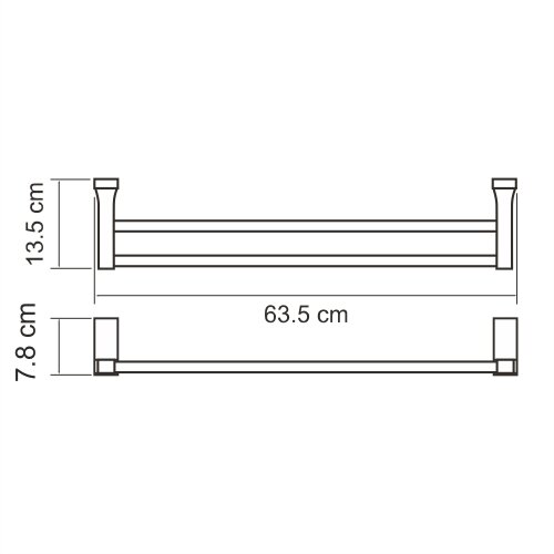 Полотенцедержатель WasserKRAFT Lopau K-6000 K-6040