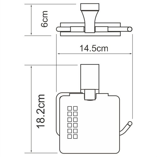 Держатель туалетной бумаги WasserKRAFT Lopau K-6000 K-6025