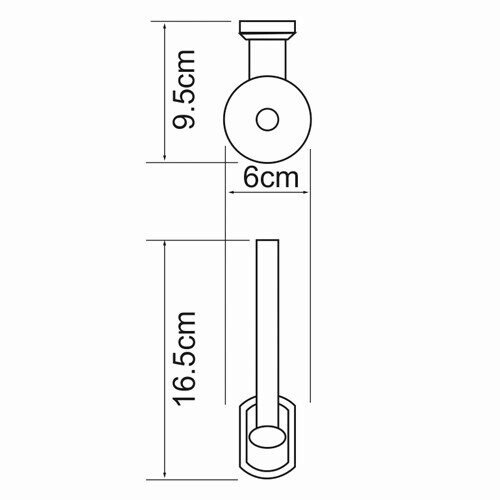 Держатель туалетной бумаги WasserKRAFT Oder K-3000 K-3097