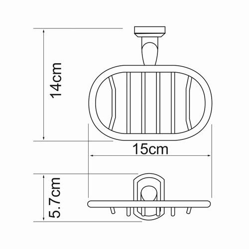 Мыльница решетка WasserKRAFT Oder K-3000 K-3069