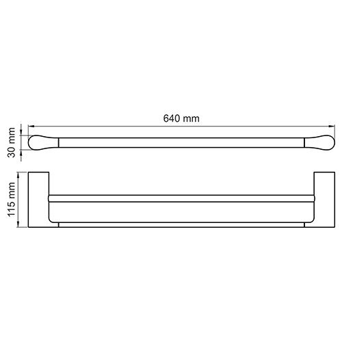 Полотенцедержатель WasserKRAFTGlan K-5100 K-5140