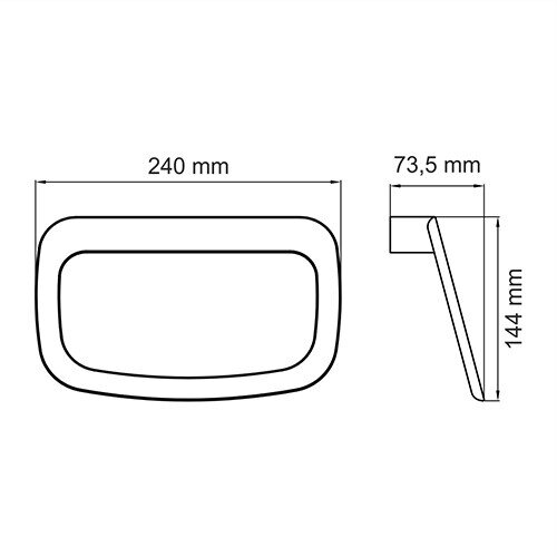 Полотенцедержатель WasserKRAFT Elbe K-7200 K-7260