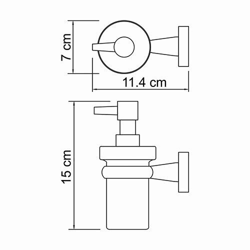 Дозатор для жидкого мыла Lippe K-6500 K-6599