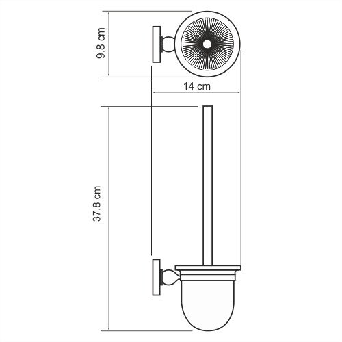 Ершик для унитаза подвесной WasserKRAFTDiemel K-2200 K-2227