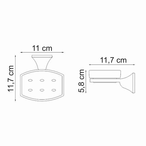Мыльница WasserKRAFT Wern K-2500 K-2529