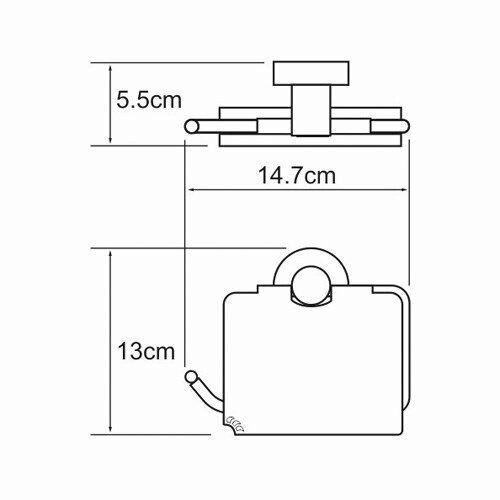 Держатель туалетной бумаги WasserKRAFT Isen K-4000 K-4025