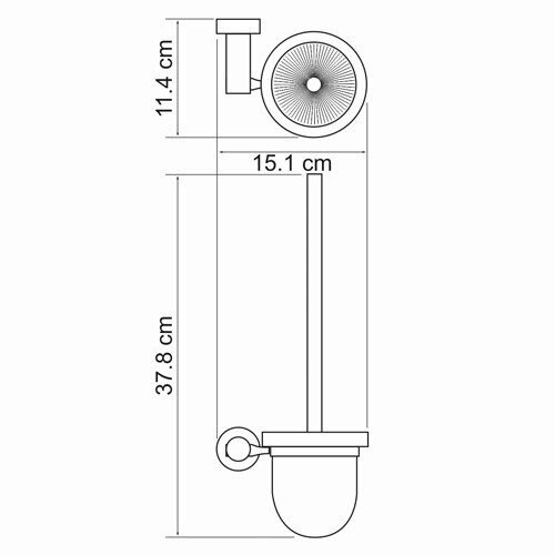 Ершик для унитаза WasserKRAFT Donau K-9400 K-9427