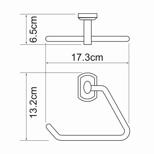 Полотенцедержатель WasserKRAFT Oder K-3000 K-3061