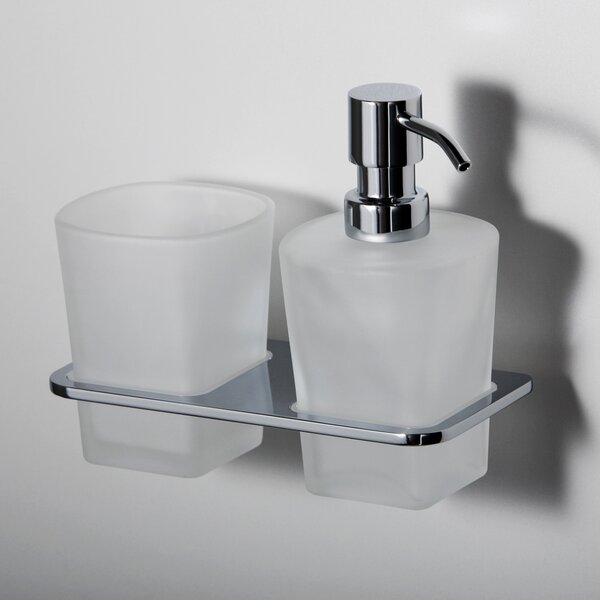 Держатель стакана и дозатора WasserKRAFT Leine K-5000 K-5089