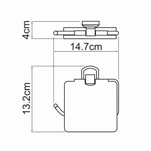Держатель туалетной бумаги WasserKRAFT Oder K-3000 K-3025