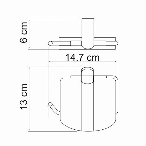 Держатель туалетной бумаги WasserKRAFT Berkel K-6800 K-6825