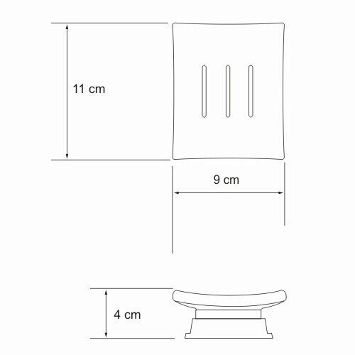 Мыльница WasserKRAFTK-5400BLACK K-5429BLACK