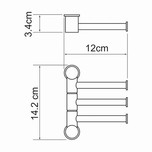 Полотенцедержатель WasserKRAFT  K-1053