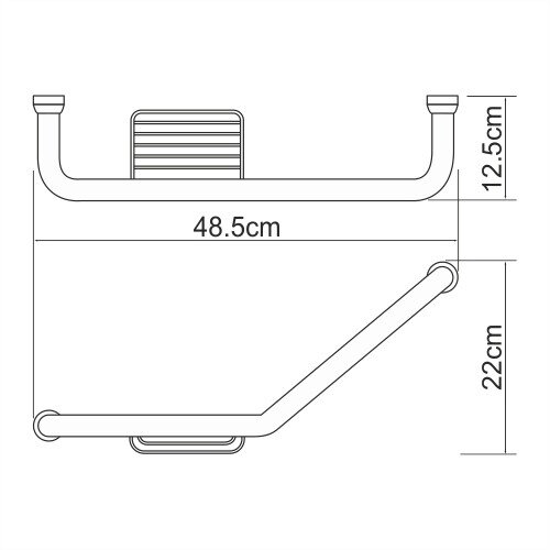 Поручень для ванны WasserKRAFT  K-1077Left