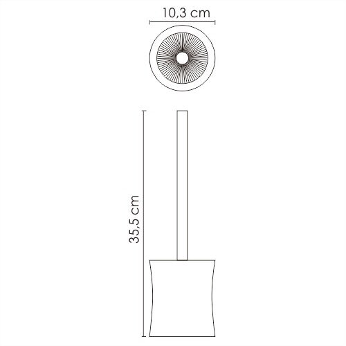 Ершик для унитаза WasserKRAFTK-7600 K-7627