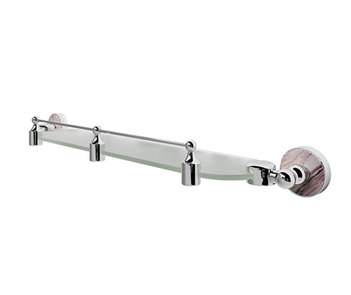 Полка стеклянная с бортиком WasserKRAFTAland K-8500 K-85044