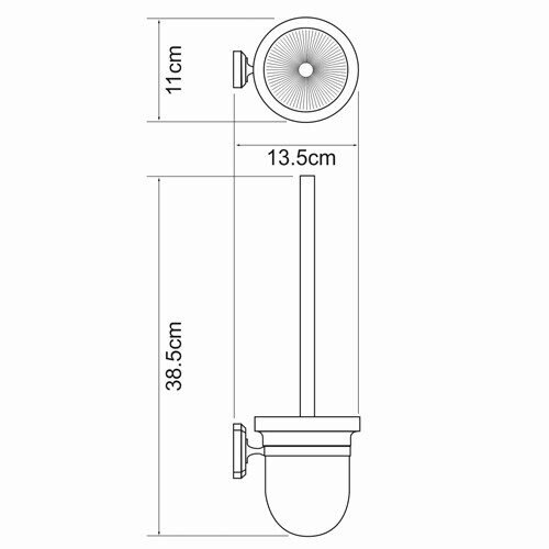 Ершик для унитаза WasserKRAFT Oder K-3000 K-3027