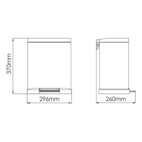 Ведро 12L WasserKRAFT  K-622