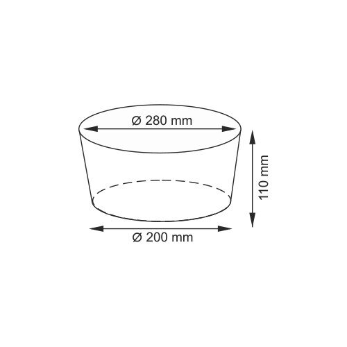 Плетеная корзина для белья WasserKRAFT Donau WB-530 WB-530-M Размер 28 х 28 х 11 см