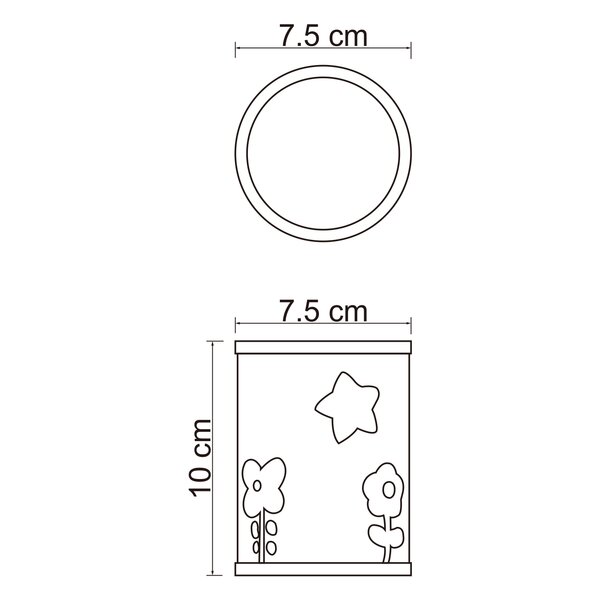 Стакан для зубных щеток  K-6400 K-6428