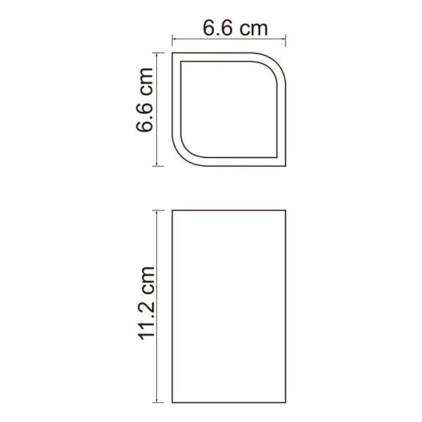 Стакан для зубных щеток WasserKRAFT K-2700 K-2728