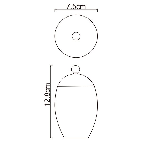 Косметическая емкость WasserKRAFT K-6700 K-6779