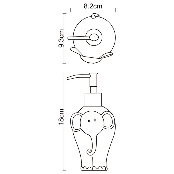 Дозатор для жидкого мыла WasserKRAFT K-8100 K-8199