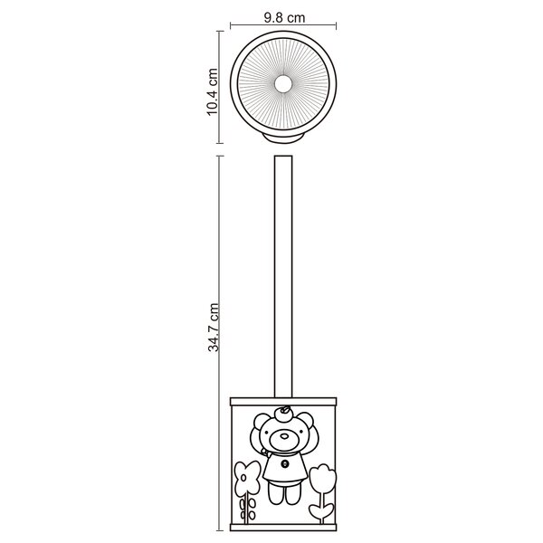 Ершик для унитаза WasserKRAFT K-3400 K-3427