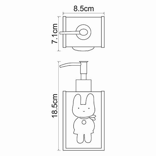 Дозатор для жидкого мыла WasserKRAFT K-6400 K-6499