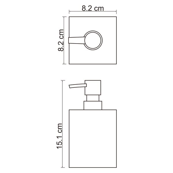 Дозатор для жидкого мыла WasserKRAFTK-3800 K-3899