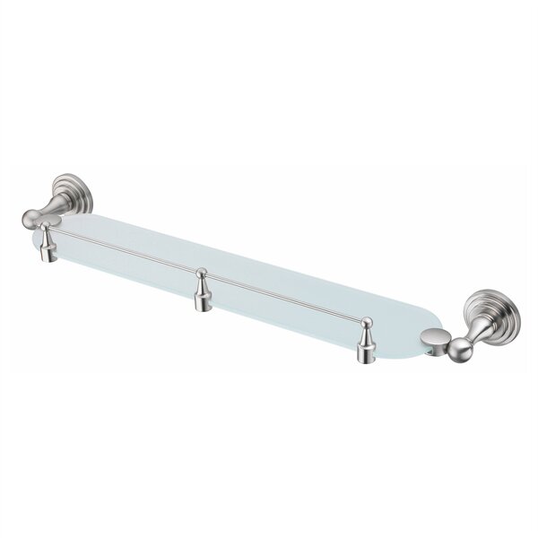 Полка стеклянная с бортиком WasserKRAFT Ammer K-7000 K-7044