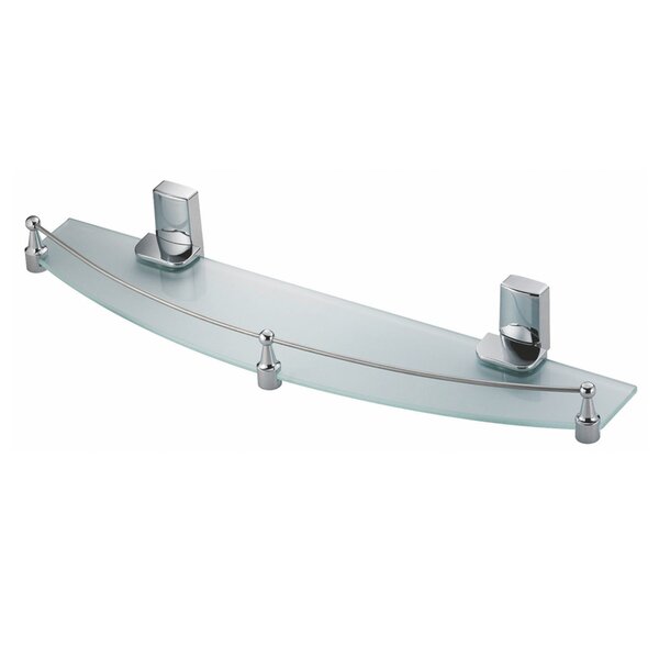 Полка стеклянная с бортиком WasserKRAFT Leine K-5000 K-5044