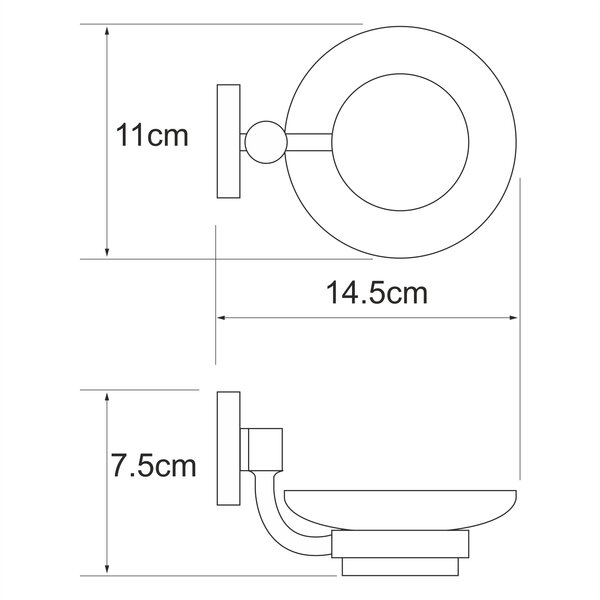 Мыльница WasserKRAFT Rhein K-6200 K-6229
