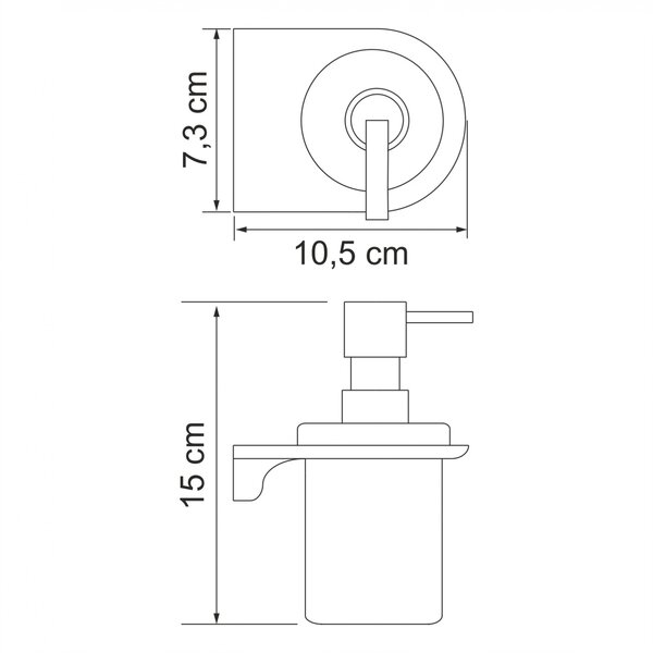 Дозатор для жидкого мыла WasserKRAFT Kammel K-8300 K-8399