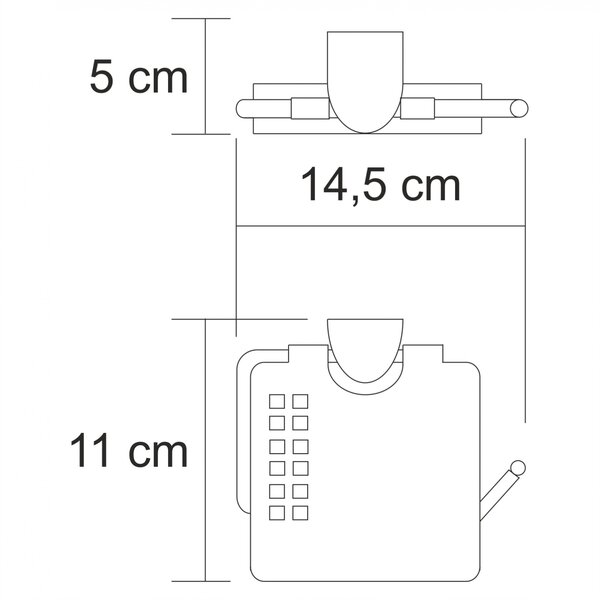 Держатель туалетной бумаги WasserKRAFT Kammel K-8300 K-8325