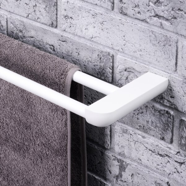 Держатель полотенец двойной WasserKRAFT Kammel K-8300WHITE K-8340WHITE