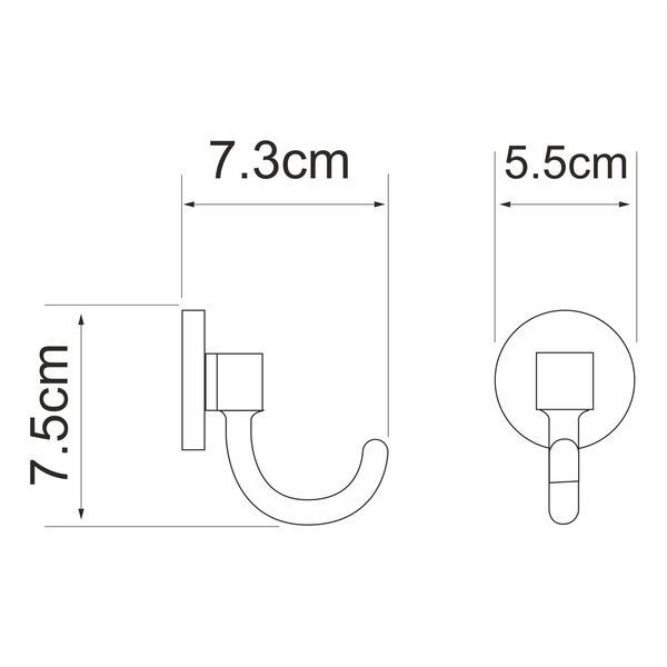 Крючок WasserKRAFT Rhein K-6200 K-6223