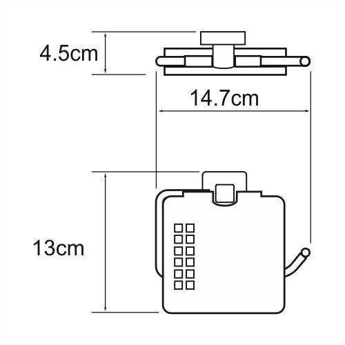 Держатель туалетной бумаги WasserKRAFT Dill K-3900 K-3925